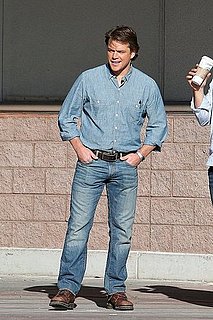 Pictures of Matt Damon Shooting We Bought a Zoo in LA
