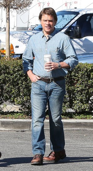 Pictures of Matt Damon on the Set of We Bought A Zoo Pictures of Matt Damon on the Set of We Bought A Zoo