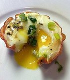 Baked Eggs in Ham Cups Baked Eggs in Ham Cups