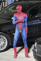 Pictures of Spider-Man Andrew Garfield in His Tight Costume