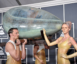 Lady Gaga Arrives at the 2011 Grammys
