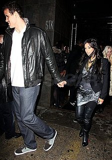 Pictures of Kim Kardashian and Kris Humphries Leaving STK in NYC