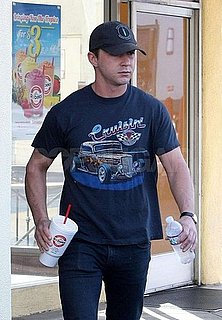 Pictures of Shia LaBeouf Stopping For a Smoothie in LA