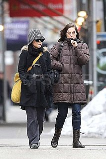 Pictures of Natalie Portman Walking With a Friend in NYC