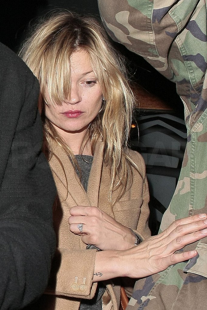 Kate Moss Lunches With Lily and Stella Then Hits the Club Kate Moss Lunches With Lily and Stella Then Hits the Club
