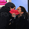 Guess Who's Puckering Up to Kiss Her Man?