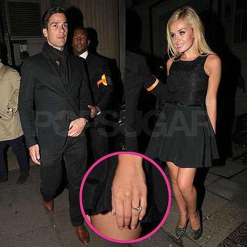 Pictures of Katherine Jenkinss Engagement Ring on Night Out With Fiance Gethin Jones