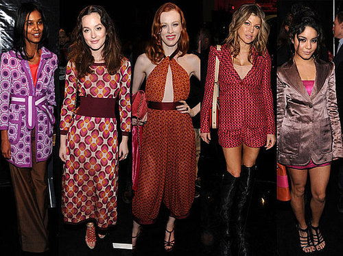 Marc Jacobs Front Row at 2011 Fall New York Fashion Week