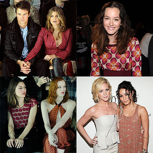 Celebrity Pictures From New York Fashion Week Fall 2011 Vanessa Hudgens, Christina Hendricks, Fergie, Josh Duhamel, Sofia Coppol