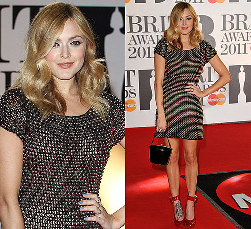 Photos of Fearne Cotton at the 2011 Brit Awards in Temperley London