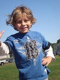 benjamin bear on the bleachers!!
