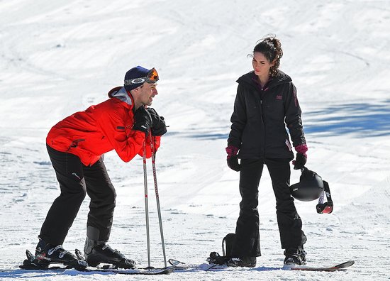 Pictures of Megan Fox and Jon Hamm Skiing on the Set of Friends With Kids Pictures of Megan Fox and Jon Hamm Skiing on the Set of Friends With Kids
