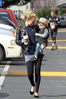 Pictures of Nicole Richie and Sparrow Madden Getting Coffee in LA