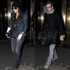 Pictures of Pregnant Victoria Beckham and David Beckham in NYC