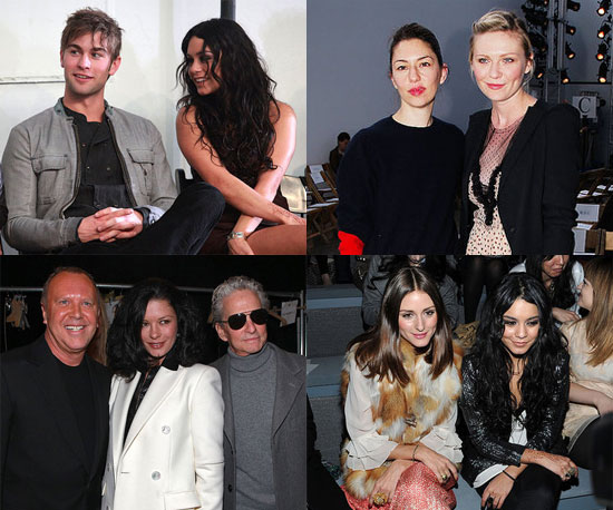 Chace Crawford, Vanessa Hudgens, Olivia Palermo and More Front Row Celebrities at 2011 Fall New York Fashion Week Chace Crawford, Vanessa Hudgens, Olivia Palermo and More Front Row Celebrities at 2011 Fall New York Fashion Week