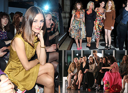 2011 A/W London Fashion Week Celebrities Olivia Palermo, Alexa Chung, Rachel Bilson