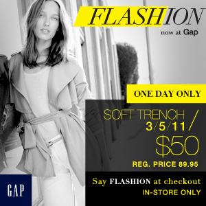 Gap Flashion Brings You the Hottest Styles at Exclusive Discount Prices