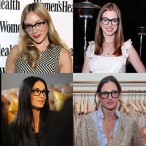 Celebrities Wear Geek-Chic Glasses Trend