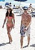 Pictures of Bethenny Frankel in an Orange Bikini
