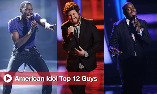 American Idol Top 12 Guys Perform American Idol Top 12 Guys Perform