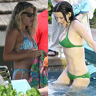 Pictures of Busy Philipps in Bikini With Courteney Cox on Cougar Town Set in Hawaii
