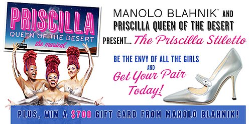 Manolo Blahnik $700 gift card giveaway