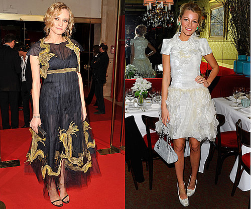 Blake Lively and Diane Kruger Choose Dramatic Ballet-Inspired Dresses from Chanel and Dior