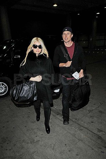 Jessica Simpson and Eric Johnson's Travels Are on the Right Track to Paris Jessica Simpson and Eric Johnson's Travels Are on the Right Track to Paris
