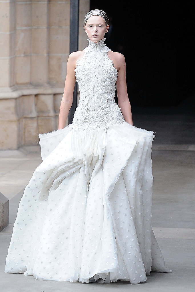 Alexander McQueen's White Fall 2011 Finale Gowns — A Preview of Kate Middleton's Wedding Dress? Alexander McQueen's White Fall 2011 Finale Gowns — A Preview of Kate Middleton's Wedding Dress?