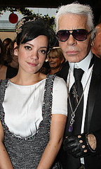 Karl Lagerfeld Designing a Wedding Dress for Lily Allen Karl Lagerfeld Designing a Wedding Dress for Lily Allen