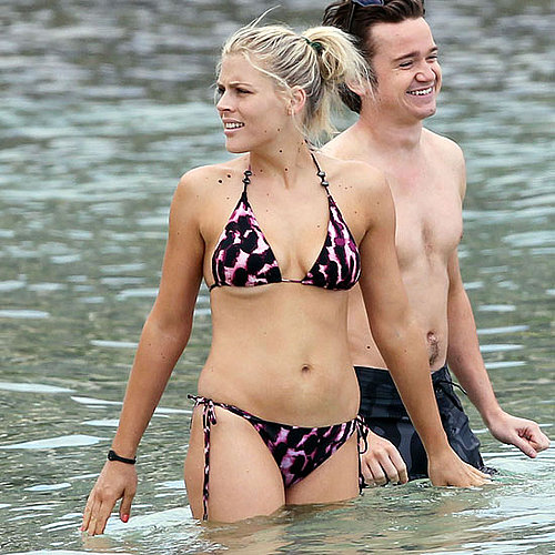 Busy Philipps donned a two-piece to film Cougar Town in Hawaii during a March 2011 trip.
Busy Philipps donned a two-piece to film Cougar Town in Hawaii during a March 2011 trip.