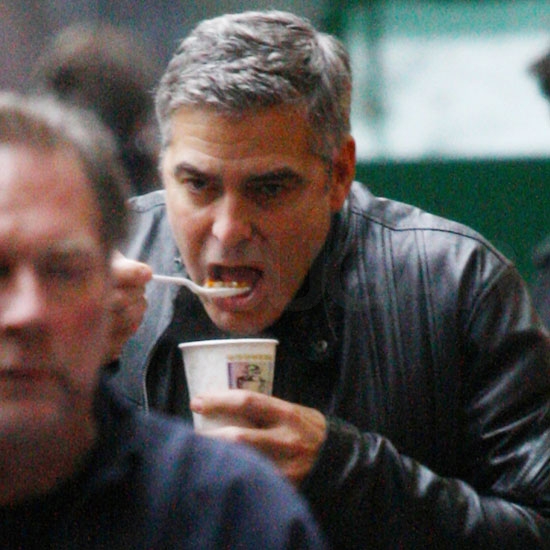 George Clooney Fuels Up For His Stint in the Director's Chair George Clooney Fuels Up For His Stint in the Director's Chair