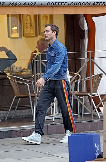 Pictures of Jude Law Solo in London After Split From Sienna Miller