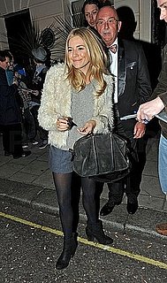 Pictures of Sienna Miller Leaving Her Flare Path Show Following a Twenty8Twelve Afternoon