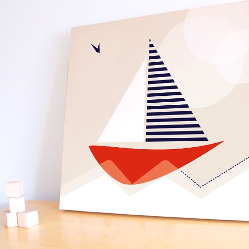 Small Sail Boat Canvas Small Sail Boat Canvas