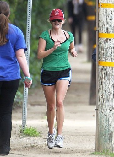 Reese Witherspoon went on a St. Patrick's Day run around LA in March 2011.
Reese Witherspoon went on a St. Patrick's Day run around LA in March 2011.