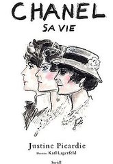 Karl Lagerfeld Sketches of Gabrielle Coco Chanel for Biography by Justine Picardie