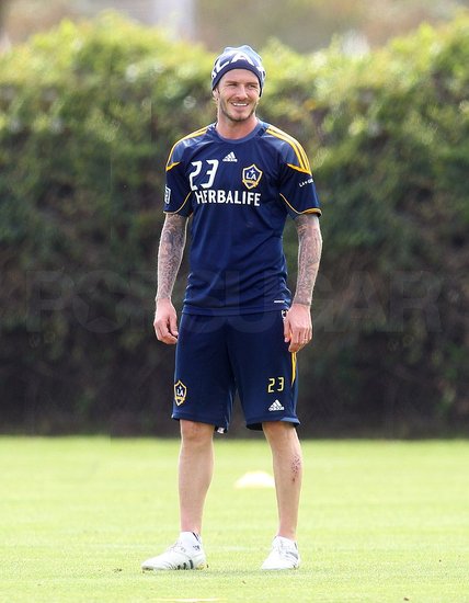 Pictures of David Beckham Playing With the Galaxy in LA