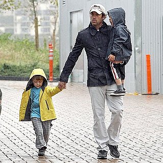 Pictures of Patrick Dempsey Visiting Malibu's Lumber Yard With His Twins Darby and Sullivan