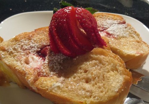 Strawberry Stuffed French Toast