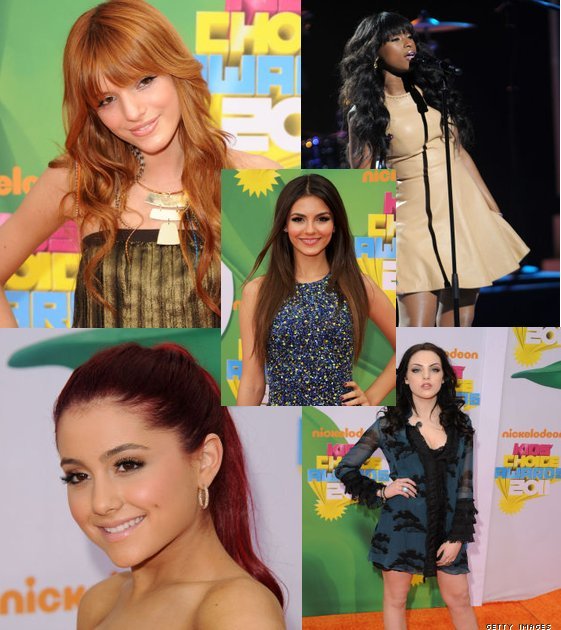 Ariana Grande arrive at Nickelodeon's 24th Annual Kids' Choice Awards