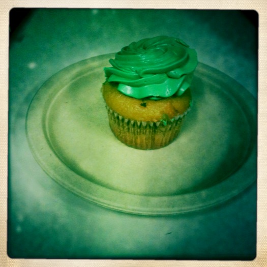 St. Patrick's Day Cupcake