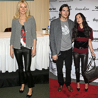 Demi Moore and Gwyneth Paltrow Dress Up Leather Pants 2011-04-18 05:15:01