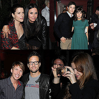 Courteney Cox etait tres entouree a la soiree post avant premiere de Scream 4