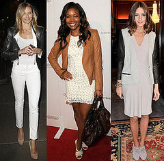 Celebrities Wearing Leather