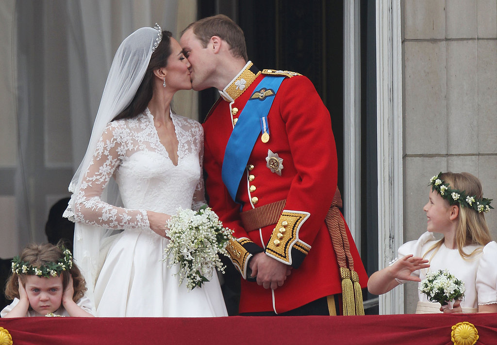 See Prince William and Kate Middleton's First — and Second — Kiss! See Prince William and Kate Middleton's First — and Second — Kiss!