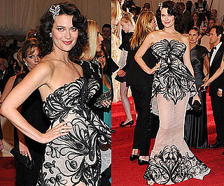 Shalom Harlow in Marchesa at 2011 Met Gala