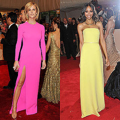 Zoe Saldana and Brooklyn Decker at the Met Gala Zoe Saldana and Brooklyn Decker at the Met Gala