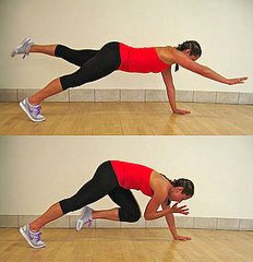 Advanced Plank Variation to Work Core Stability: Two Point Plank