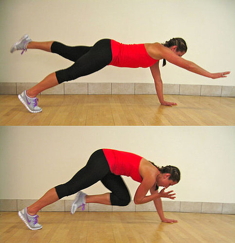 Advanced Plank Variation to Work Core Stability: Two Point Plank